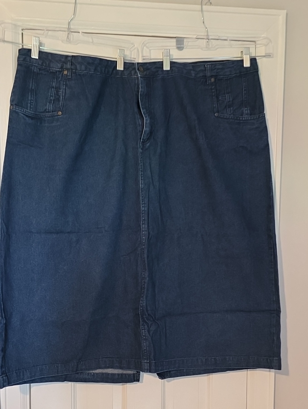 Jessica London Indigo Jean Skirt